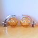 Pair of 70s ball wall lights