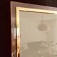 Postmodern Square Bronze Mirror from Belgo Chrom, Belgium, 1980s