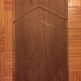 Rectangular mirror wooden gold 67 x 37 cm