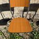 Lot de 4 chaises Formica pieds compas