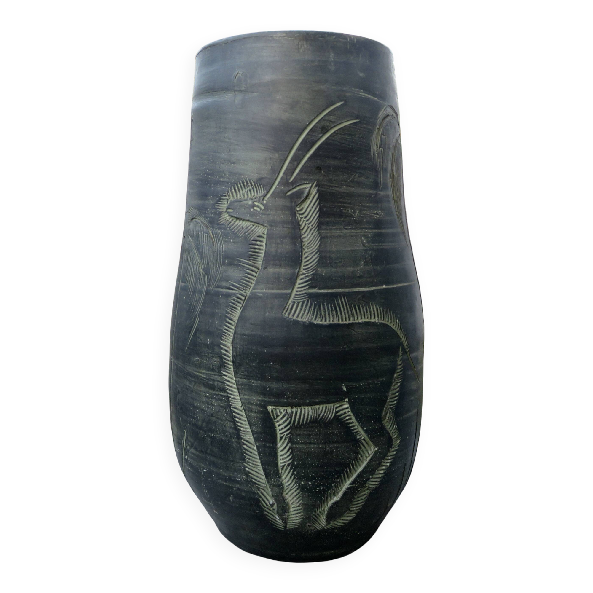 Important ceramic vase by Francisco Figueras, Catalonia, Spain.