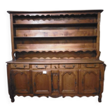 Vaisselier lorrain 4 portes, XVIIIème siècle