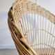 Wicker basket chair