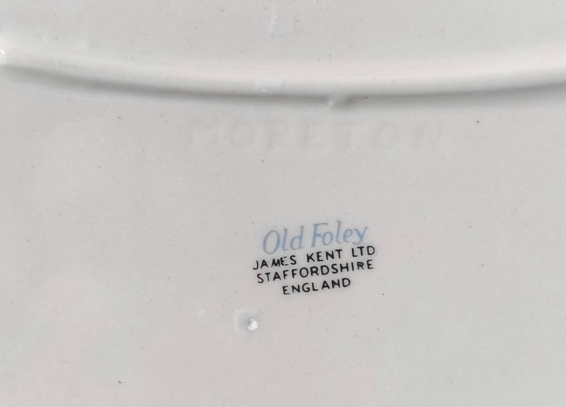 Vintage cut-out plate in earthenware