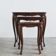 Triptych coffee tables, 1950s, set of 3