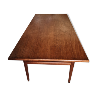 Scandinavian teak coffee table by Arrebo Møbler
