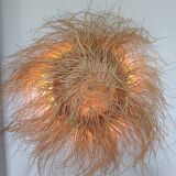 Wall-mounted straw hat