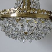 "Hot air balloon" chandelier with Deknudt stamps, 40s