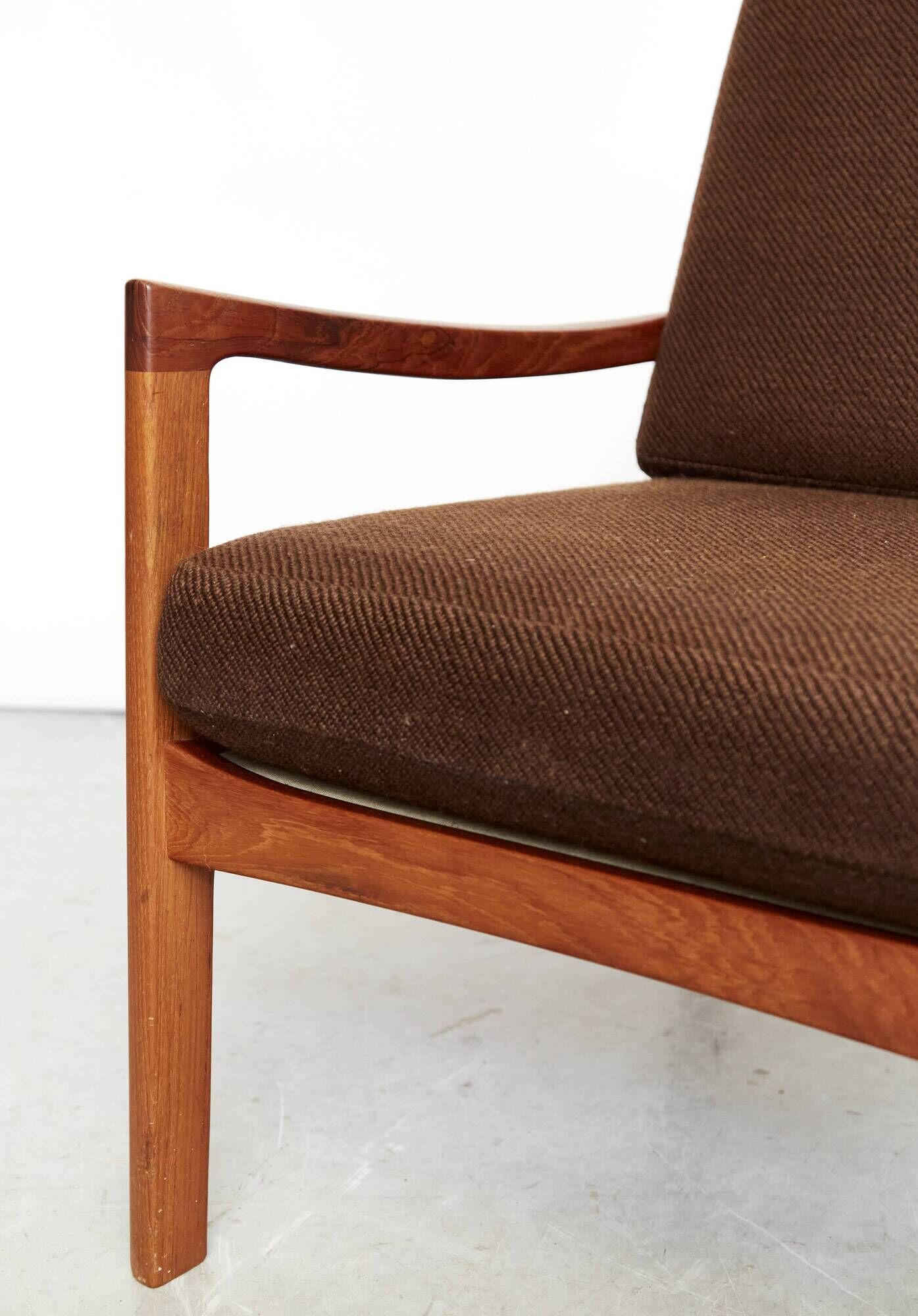 Fauteuil "Senator" du milieu du siècle par Ole Wanscher pour France & Søn