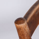 Original Art Deco Beech Chair, Fischel, Stable Construction, Czechia, 1920s