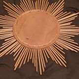 Rattan sun mirror from the 70s