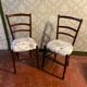 Lot de deux chaises de chambre 19e