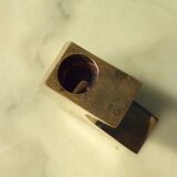 Bougeoir Monique Gerber en bronze doré