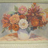 Painting "In the Vase of Flowers" by René Ruby