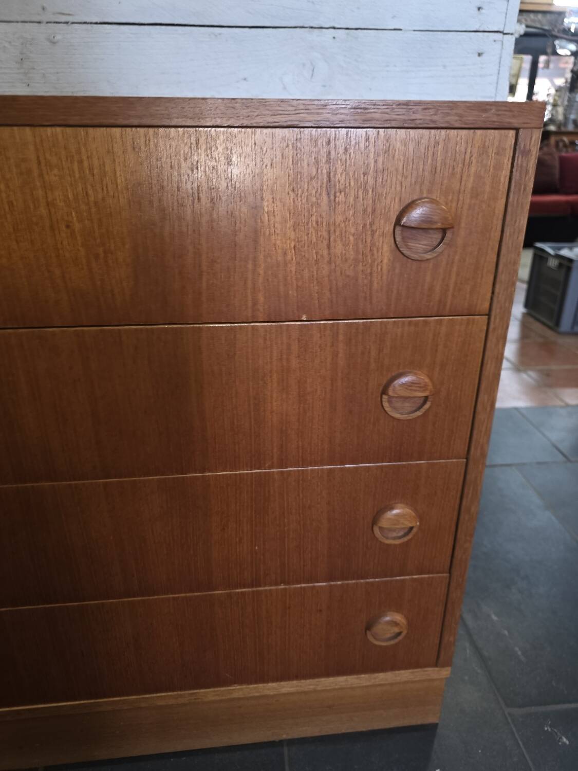 Scandinavian teak chest of drawers from the 60s