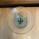 Série 5 verres à pied luminarc verre transparent & vert émeraude vinta