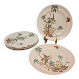 6 Palms Plate Egret Copeland