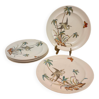 6 Palms Plate Egret Copeland