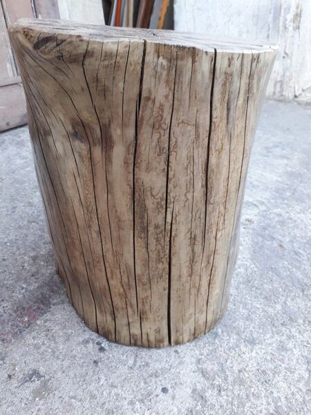Big ottoman ottoman end of old wooden glass sofa