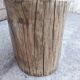 Big ottoman ottoman end of old wooden glass sofa