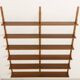 Danish mid century modern renovated  teak shelving unit 1960s