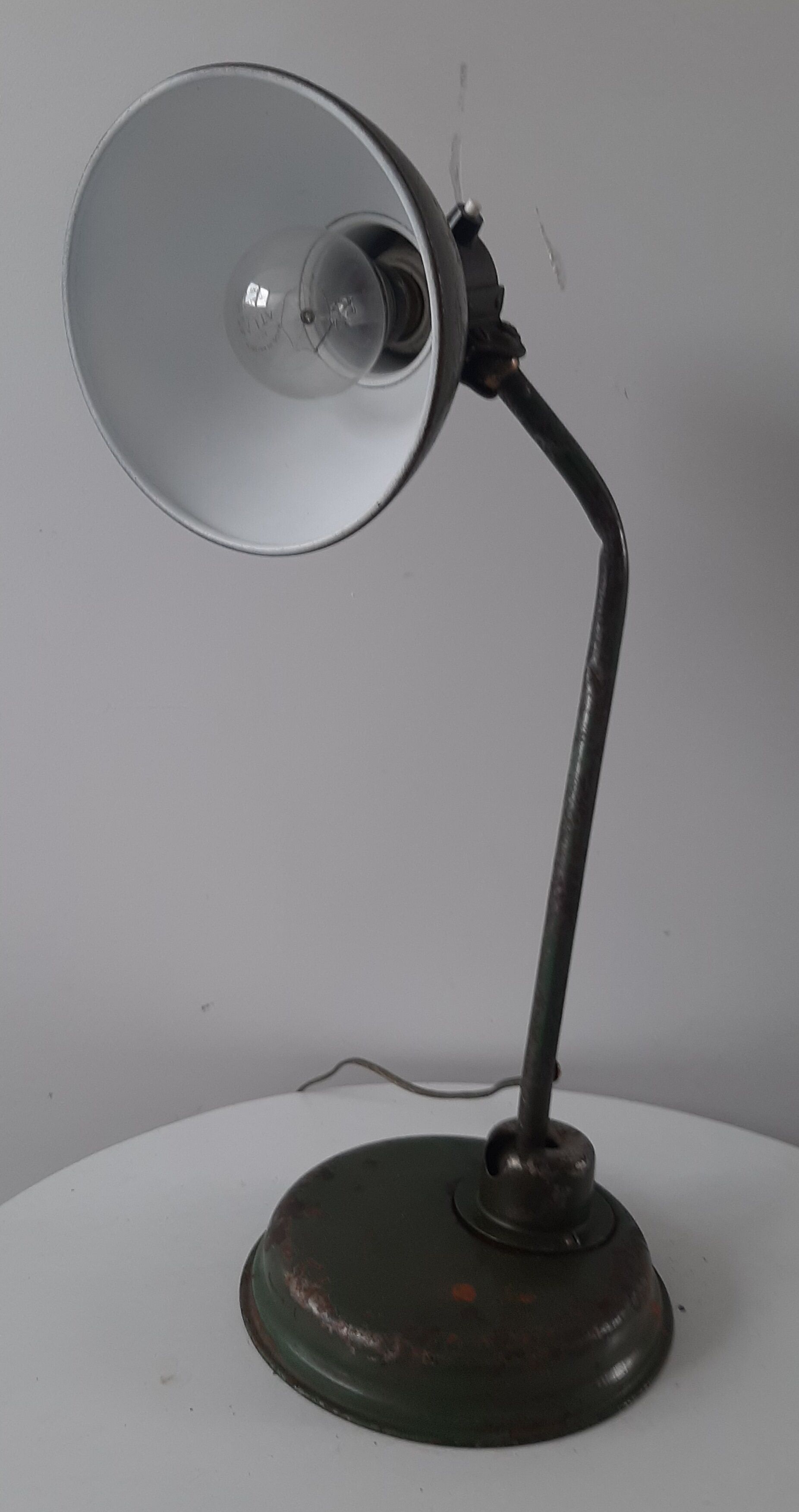 Table lamp from industrial deco workshop