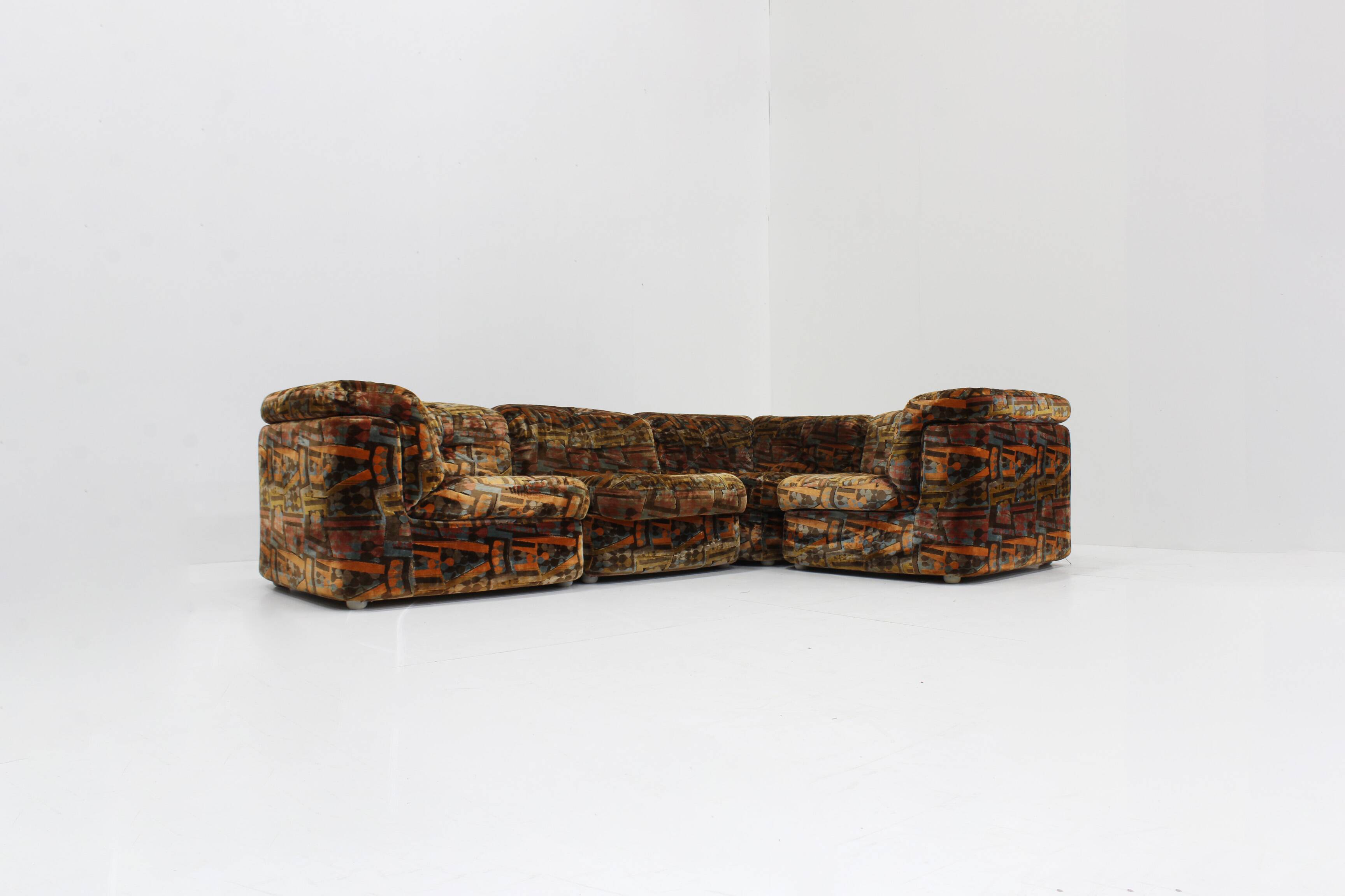 Canapé modulaire vintage des années 1970