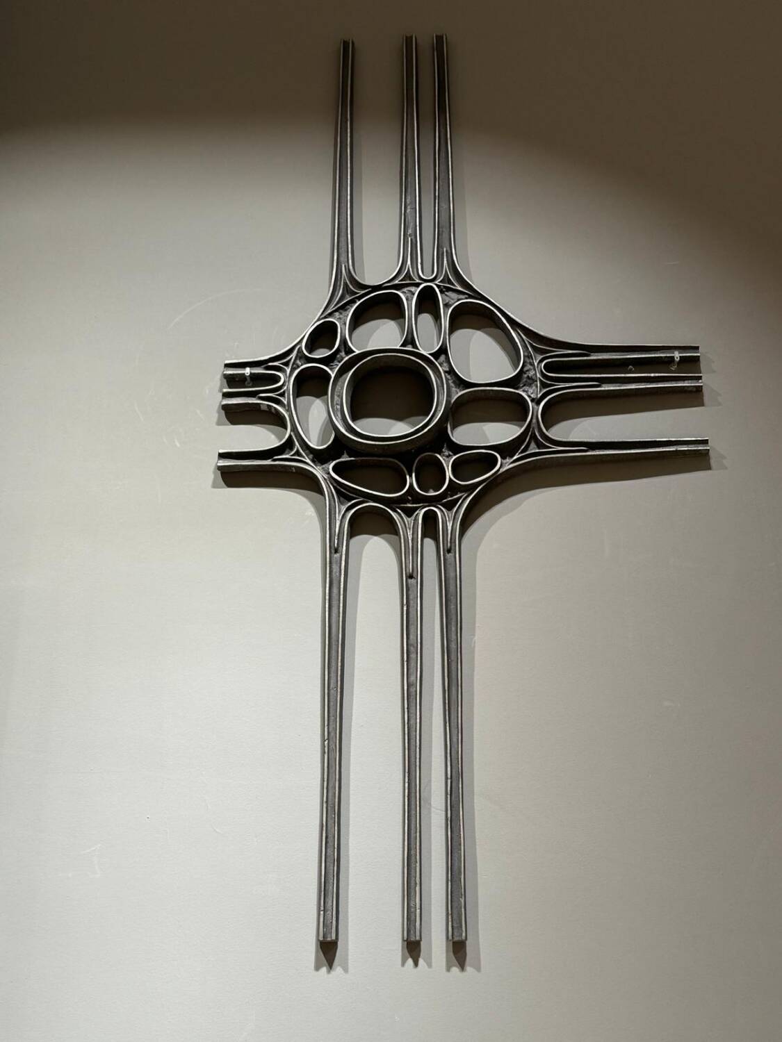 Brutalist wall sculpture from the 1970s