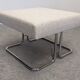 Low stool or tubular ottoman Space Age, France around 1970
