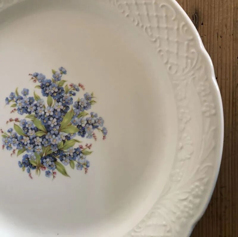 Bavarian porcelain dessert plates