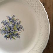 Bavarian porcelain dessert plates