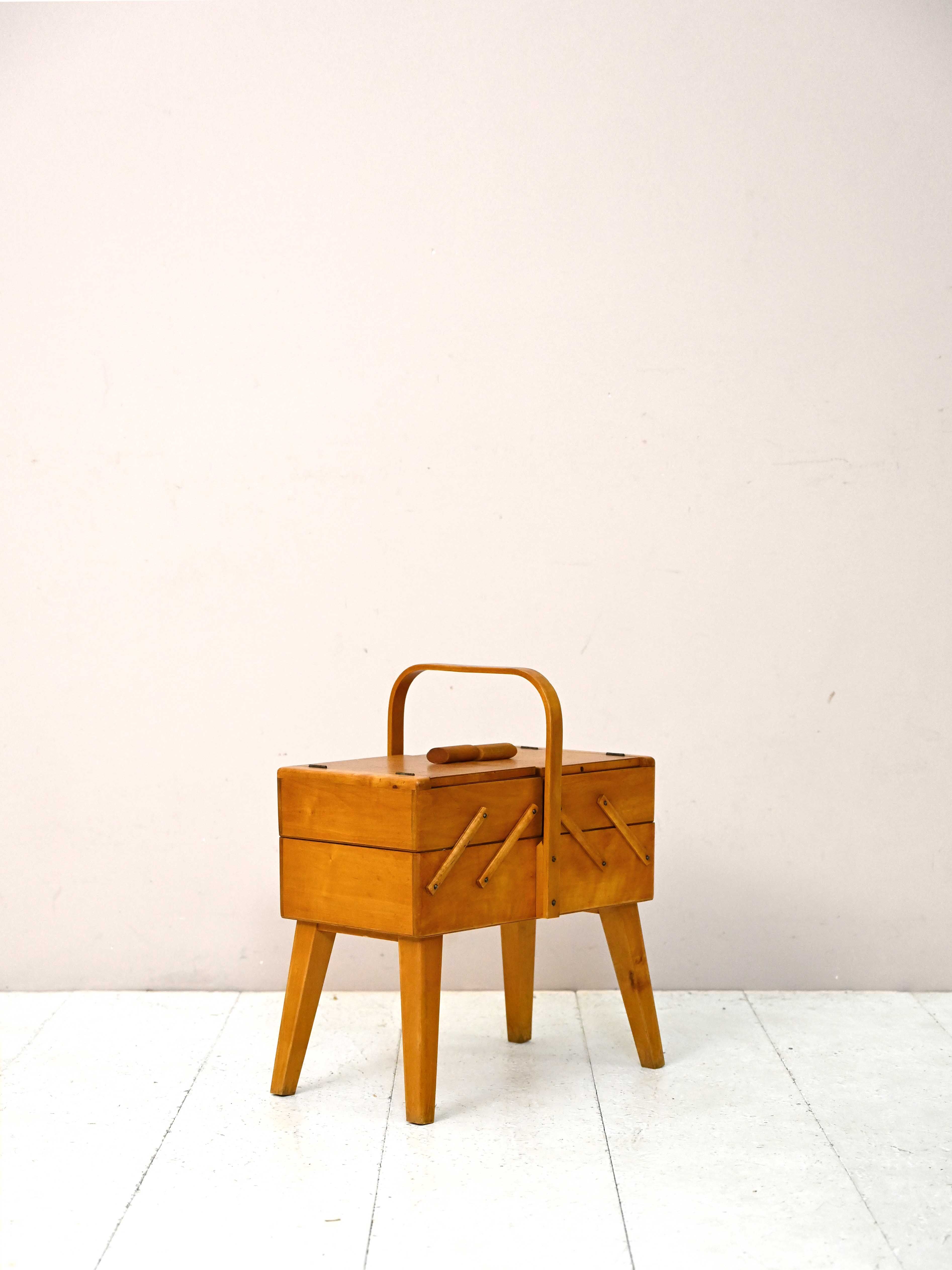 Scandinavian sewing basket