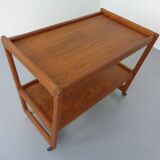 Teak Bar Cart by Holger Georg Jensen for Kubus, Denmark, 1960s