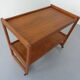 Teak Bar Cart by Holger Georg Jensen for Kubus, Denmark, 1960s