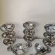 11 vintage stainless steel ice cream cups
