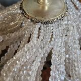 Large ceiling light Demi Montgolfière in bronze with 5 lights - 19th century period