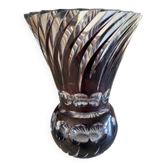 Vase cristal de Bohême