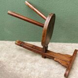 Milking chair, folk art, Alps, 19th century