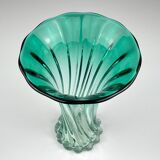 Vintage green Murano vase, Italy, 1970s