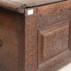 Antique oak wooden chest