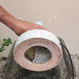 Bedside lamp in sandstone accolay