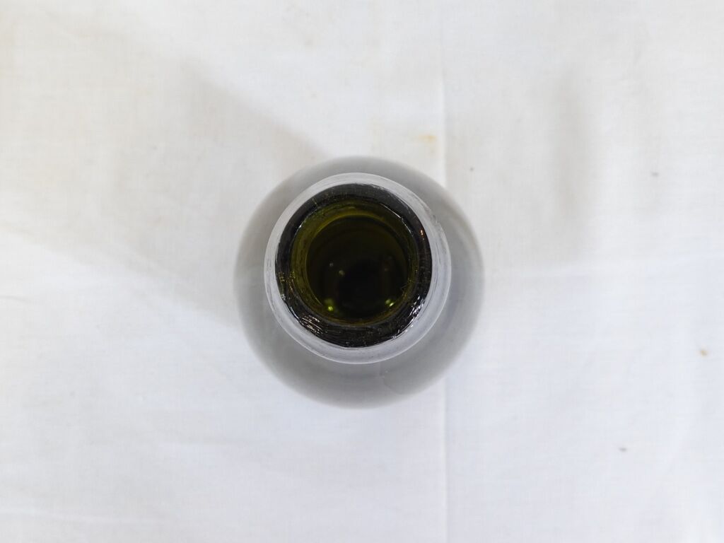 Blown glass bottle 19th limonade gazeuse g.coulloudon a gueret