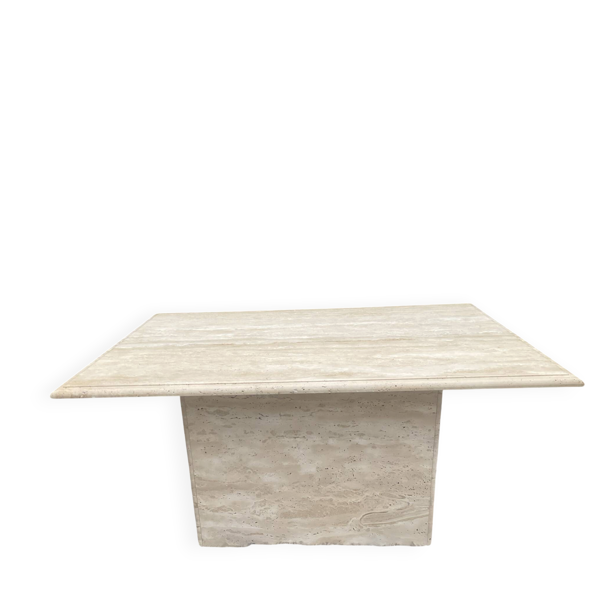 Table basse en travertin 