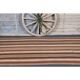 Vintage Turkish Hand-Knotted Wool Cotton Brown Kilim Runner 145x296