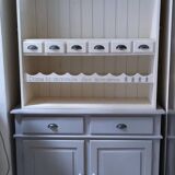 Solid pine cupboard with 2 distinct bodies