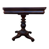 19th century English mahogany pedestal table.