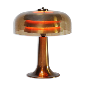 Lampe de table en verre acrylique, Suède, années 1960