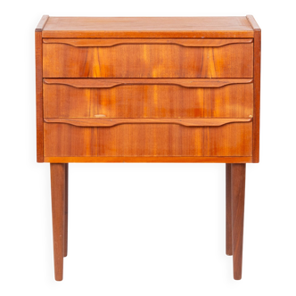 Table de chevet danoise en teck, années 1960