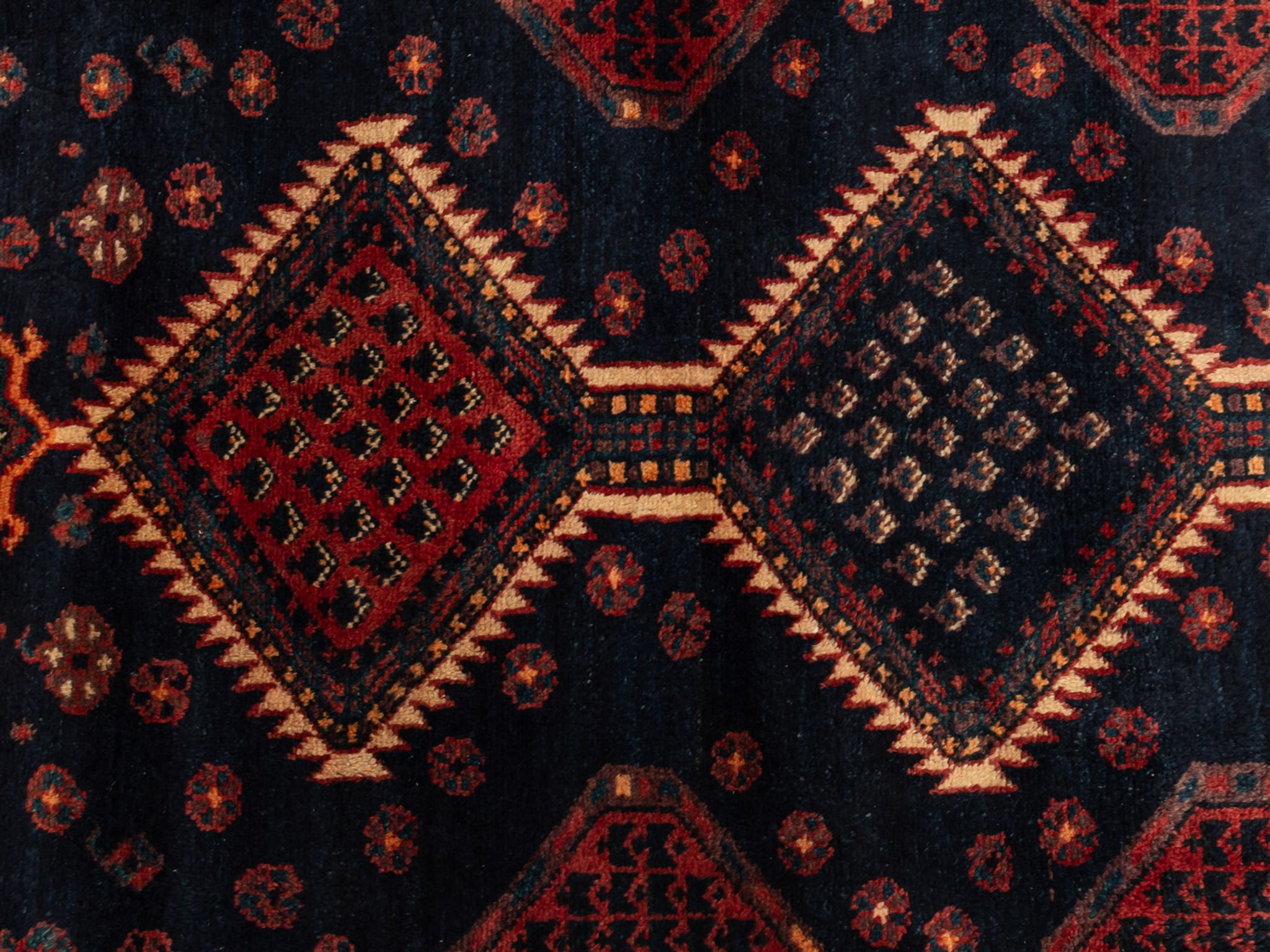 Tapis Hamadan des années 1960 143 x 326