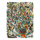 Abstract composition painting